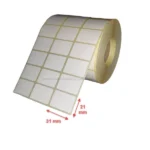 قیمت لیبل کاغذی 31×21 میلی‌متر سه ردیفه