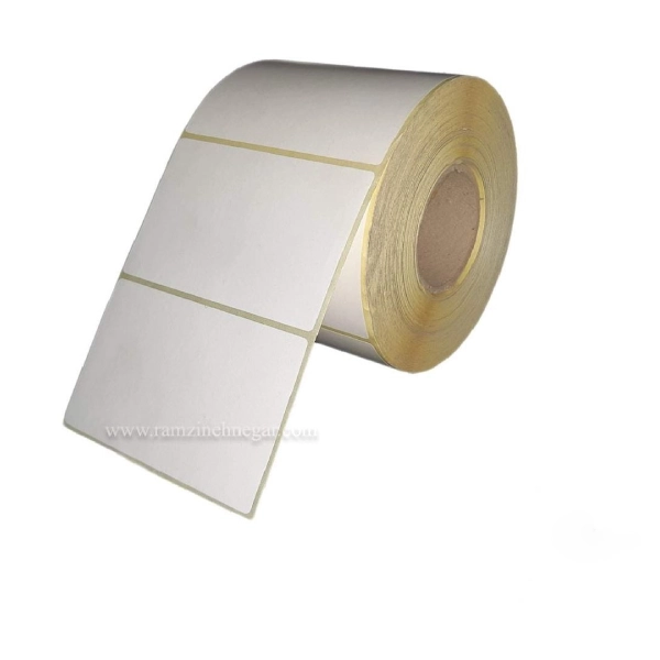 لیبل کاغذی 50×80 میلی متر تک ردیف