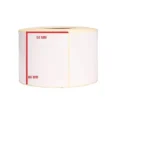 لیبل کاغذی 50×80 میلی متر تک ردیف با بسته