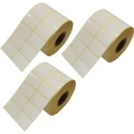 قیمت لیبل کاغذی دو ردیفه سایز 25×50 میلی متر