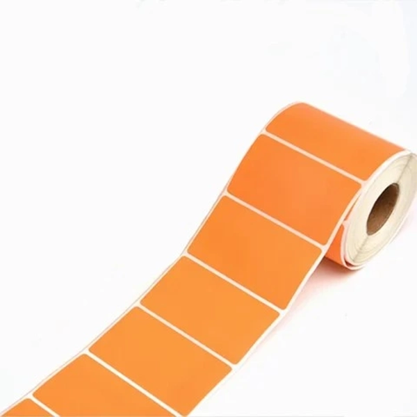 لیبل حرارتی نارنجی 51×34 تک ردیف